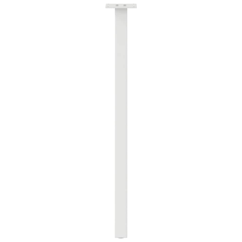 vidaXL Nogi do stołu konsolowego 4 szt. Białe 72 cm Stalowe