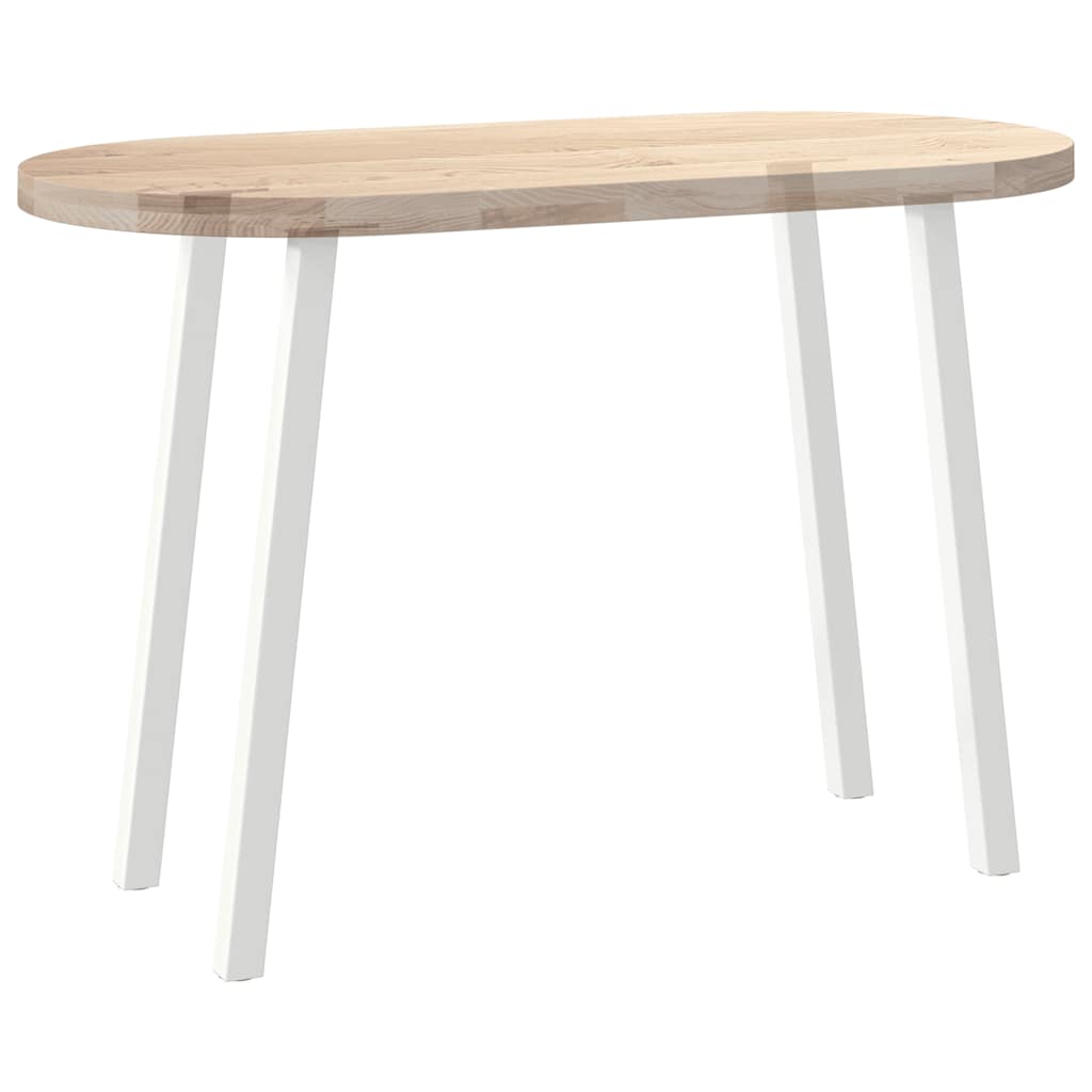 vidaXL Nogi do stołu konsolowego 4 szt. Białe 72 cm Stalowe