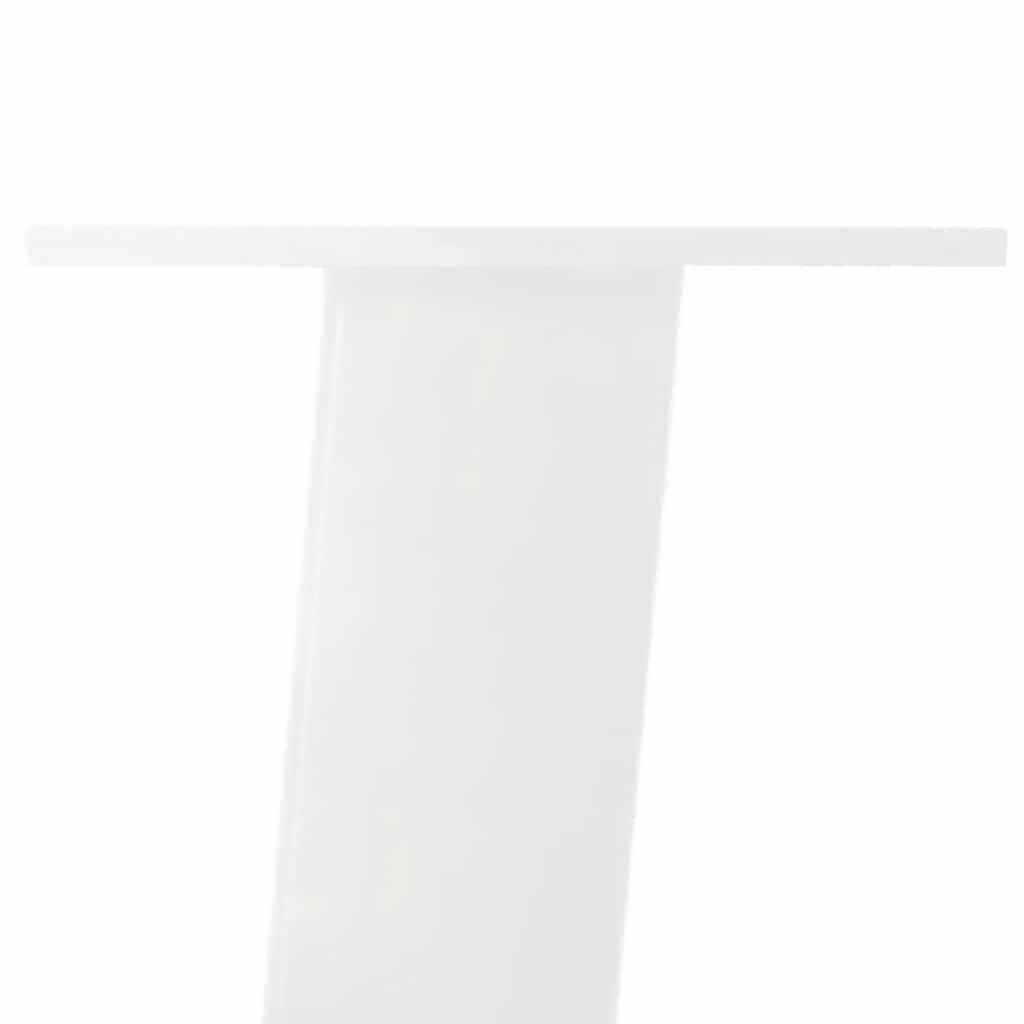 vidaXL Nogi do stołu konsolowego 4 szt. Białe 72 cm Stalowe