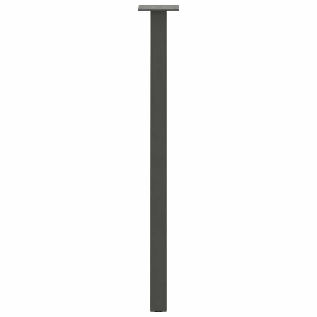 vidaXL Nogi do stołu konsolowego 4 szt. Antracyt 72 cm Stal