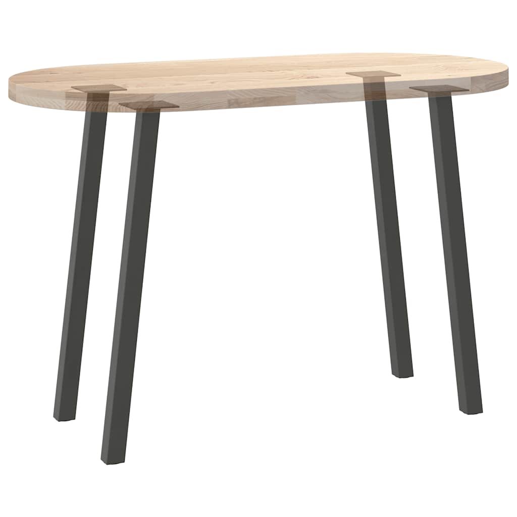 vidaXL Nogi do stołu konsolowego 4 szt. Antracyt 72 cm Stal