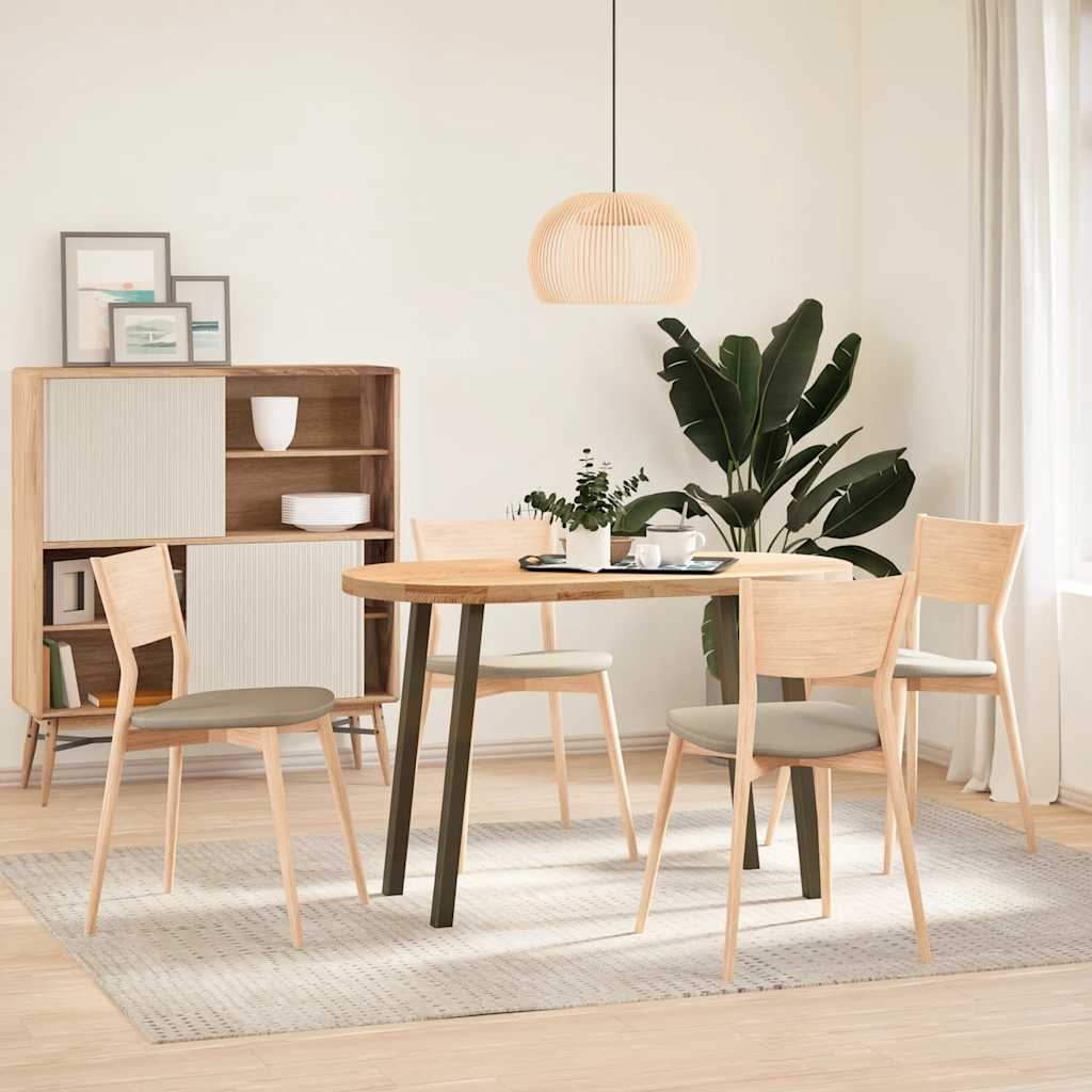 vidaXL Nogi do stołu konsolowego 4 szt. Naturalna stal 72 cm Stal