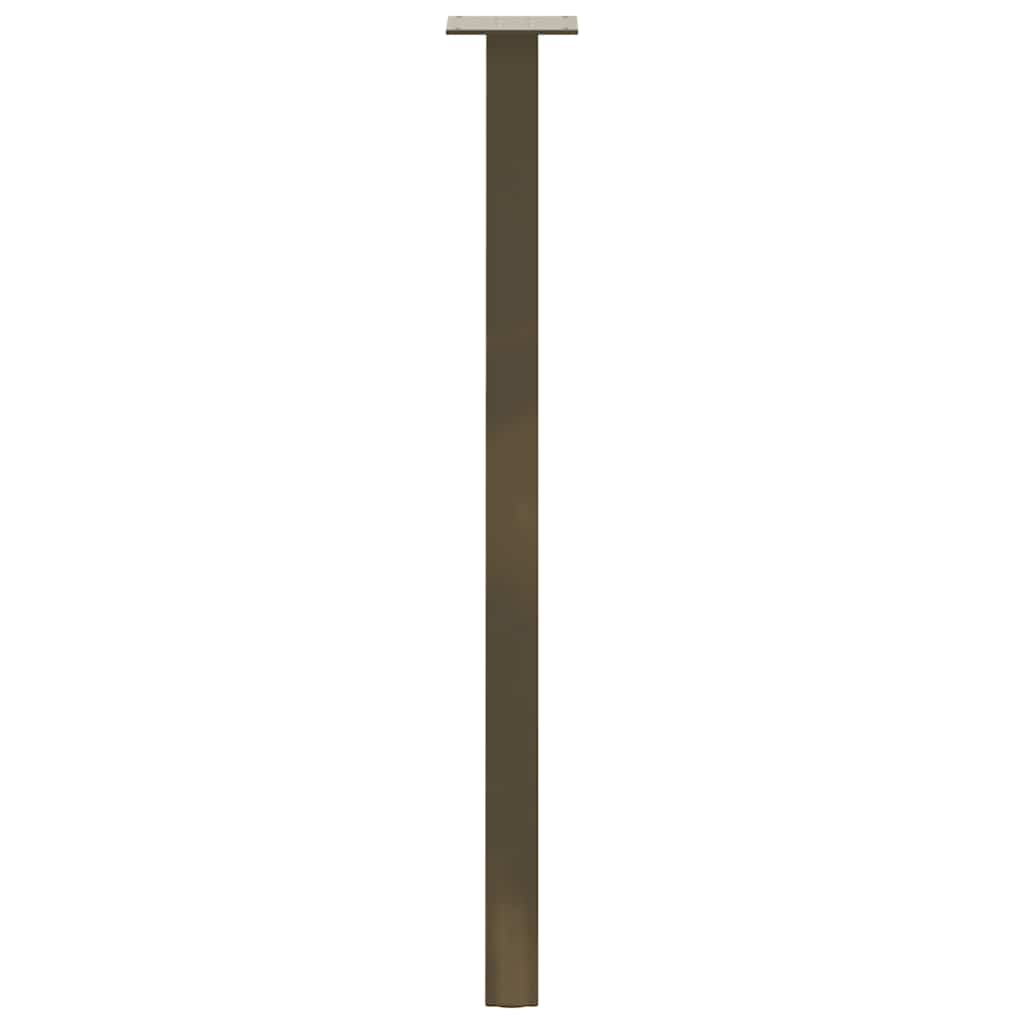 vidaXL Nogi do stołu konsolowego 4 szt. Naturalna stal 72 cm Stal
