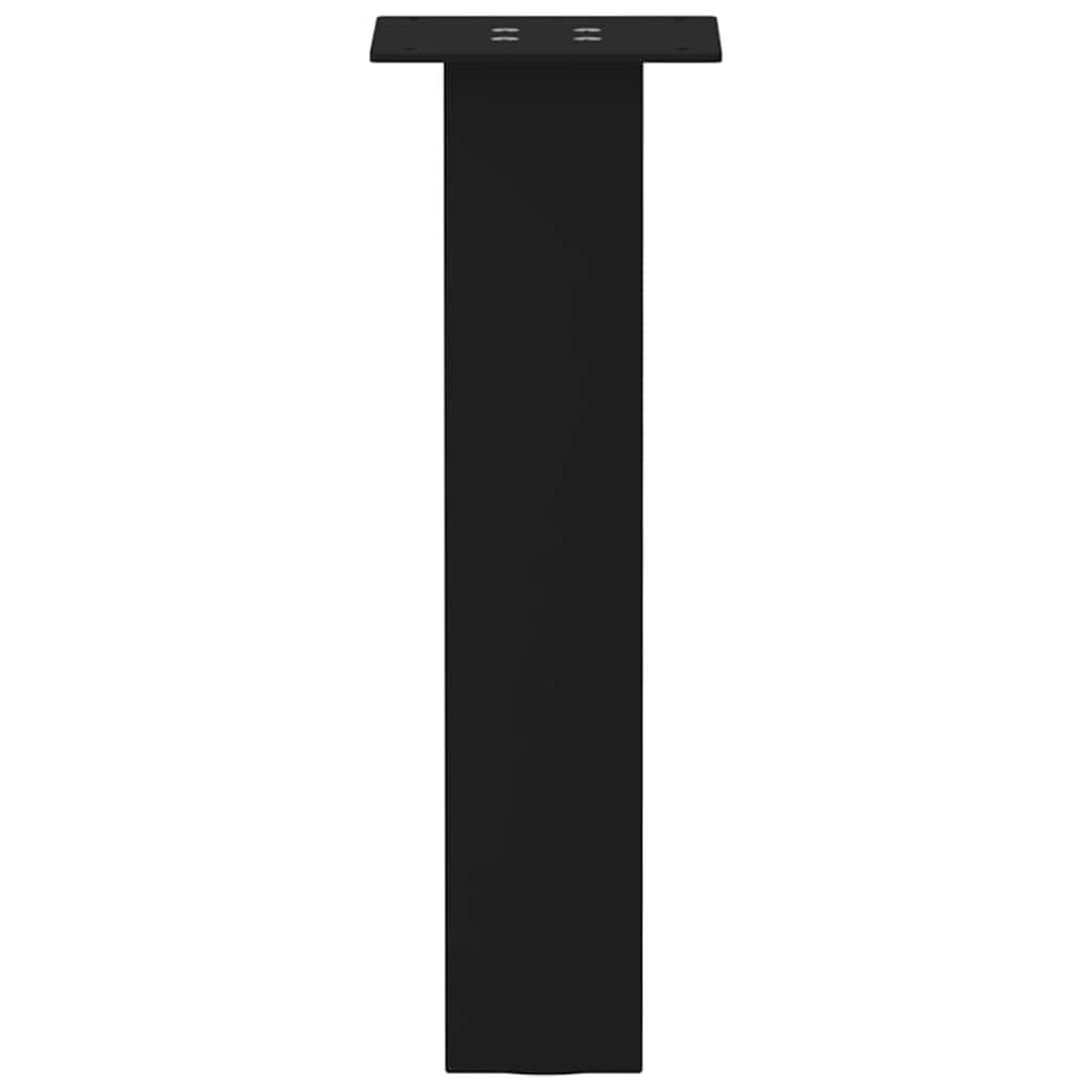vidaXL Nogi do stolika kawowego 4 szt. Czarne 30 cm Stalowe