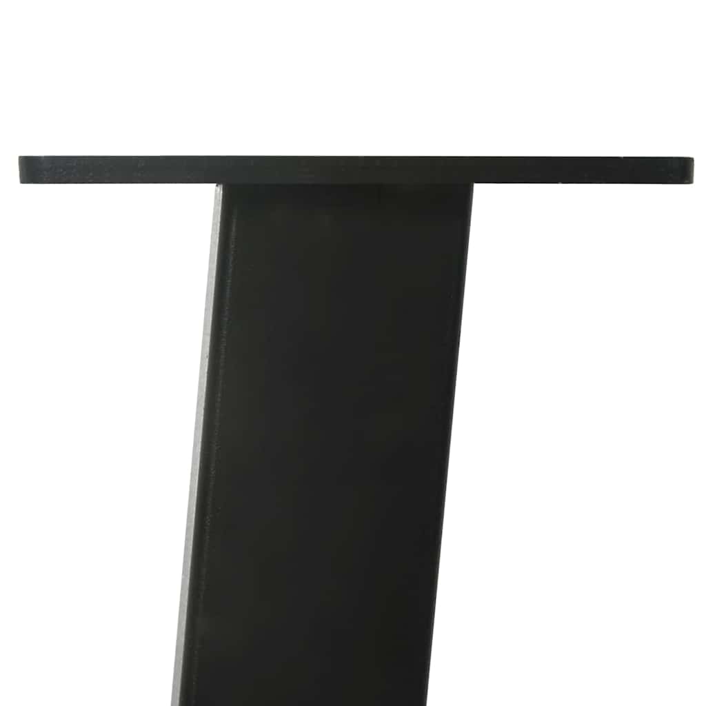 vidaXL Nogi do stolika kawowego 4 szt. Czarne 30 cm Stalowe