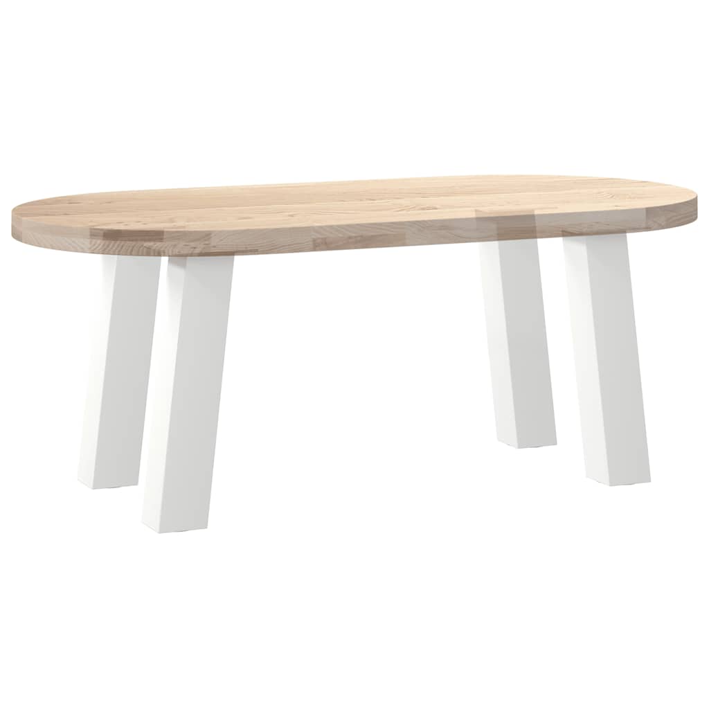 vidaXL Nogi do stolika kawowego 4 szt. Białe 30 cm Stalowe