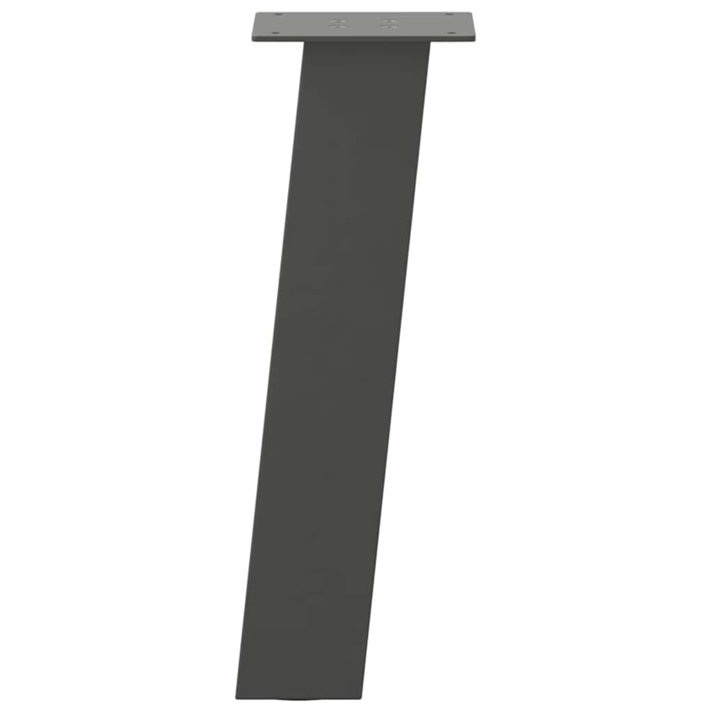 vidaXL Nogi do stolika kawowego 4 szt. Antracyt 30 cm Stal