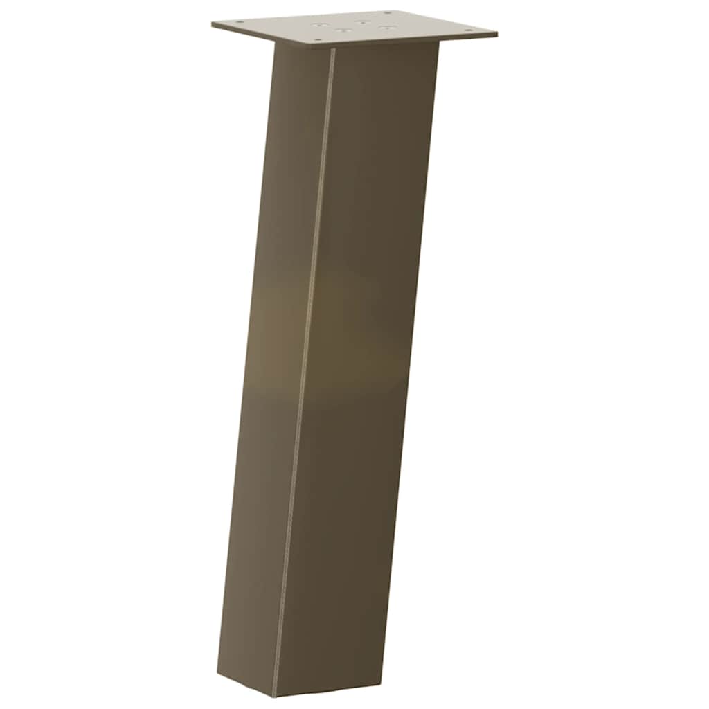 vidaXL Nogi do stolika kawowego 4 szt. Naturalna stal 30 cm Stal