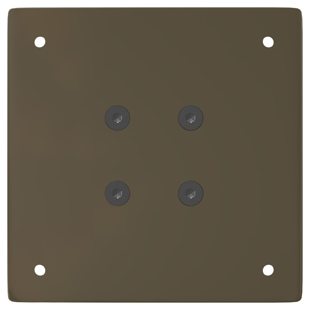 vidaXL Nogi do stolika kawowego 4 szt. Naturalna stal 30 cm Stal