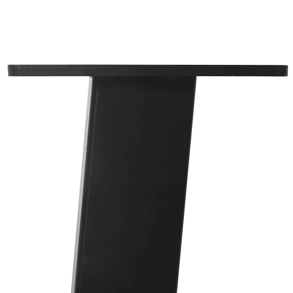 vidaXL Nogi do stolika kawowego 4 szt. Czarne 42 cm Stalowe