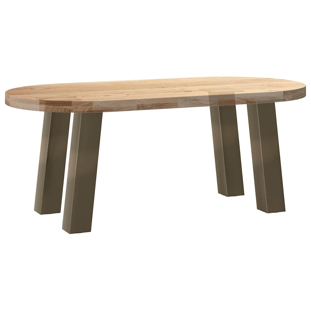 vidaXL Nogi do stolika kawowego 4 szt. Naturalna stal 42 cm Stal
