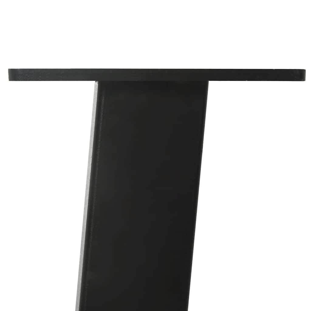 vidaXL Nogi do stołu konsolowego 4 szt. Czarne 72 cm Stalowe