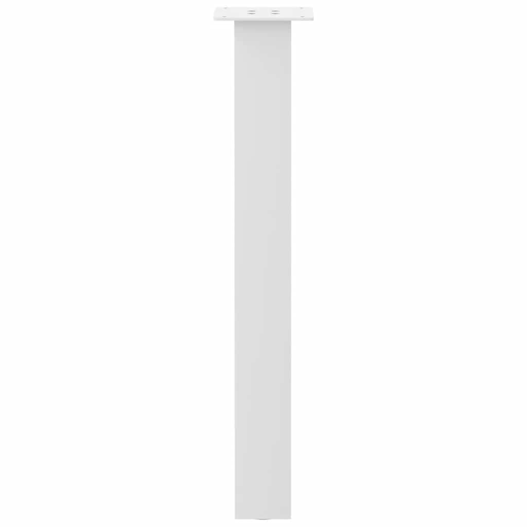 vidaXL Nogi do stołu konsolowego 4 szt. Białe 72 cm Stalowe