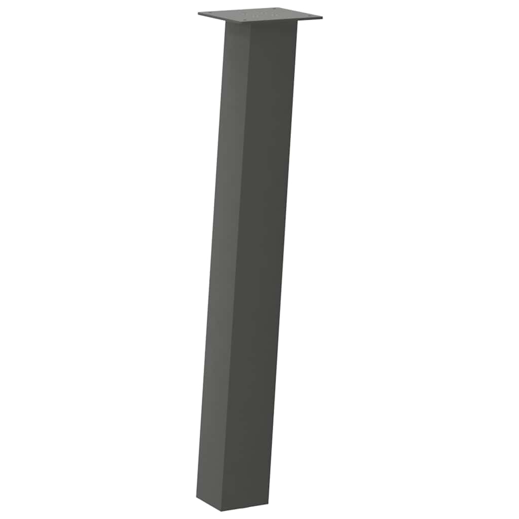 vidaXL Nogi do stołu konsolowego 4 szt. Antracyt 72 cm Stal