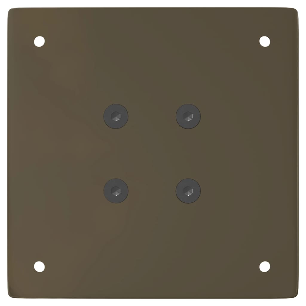 vidaXL Nogi do stołu konsolowego 4 szt. Naturalna stal 72 cm Stal