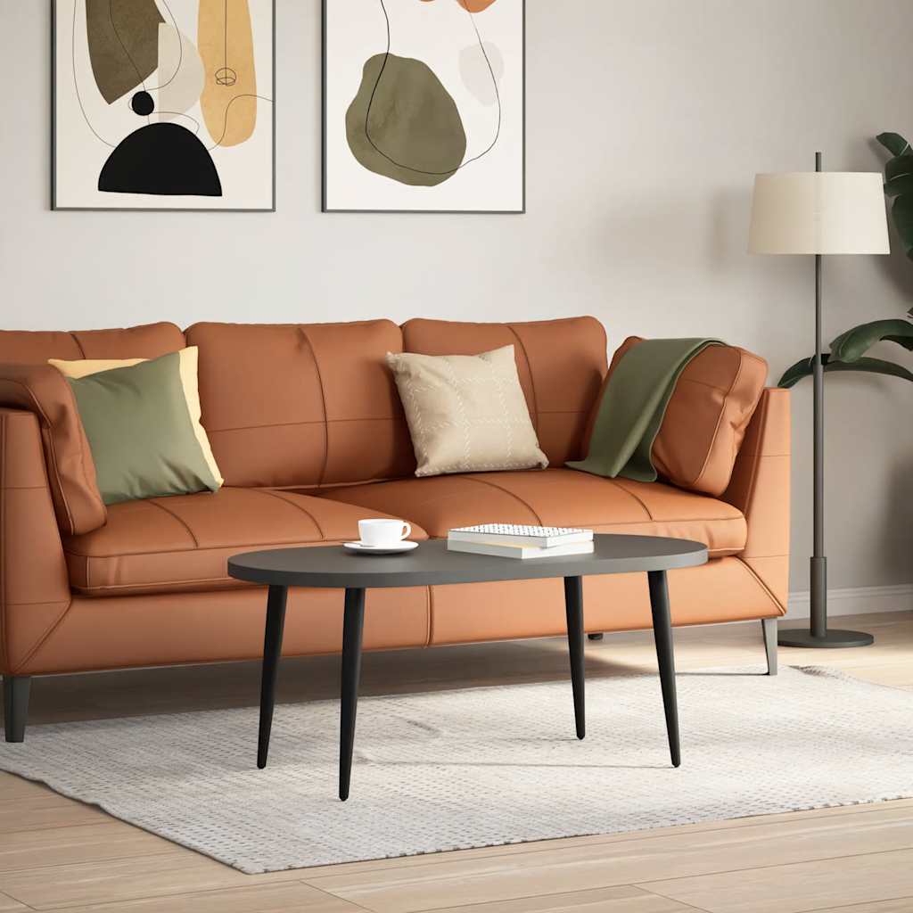 vidaXL Nogi do stolika kawowego w kształcie stożka 4 szt. Czarne 30-31 cm Stalowe