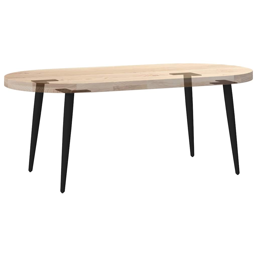 vidaXL Nogi do stolika kawowego w kształcie stożka 4 szt. Czarne 30-31 cm Stalowe