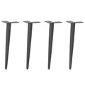 vidaXL Nogi do stolika kawowego w kształcie stożka 4 szt. Antracyt 30-31 cm Stal