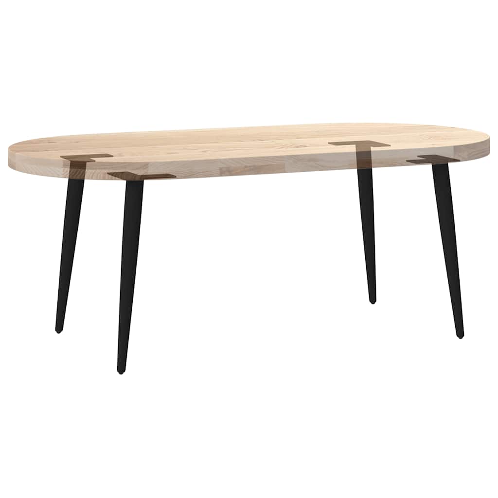 vidaXL Nogi do stolika kawowego w kształcie stożka 4 szt. Czarne 42-43 cm Stalowe