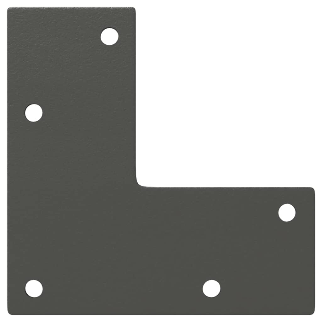vidaXL Nogi do stolika kawowego w kształcie stożka 4 szt. Antracyt 42-43 cm Stal