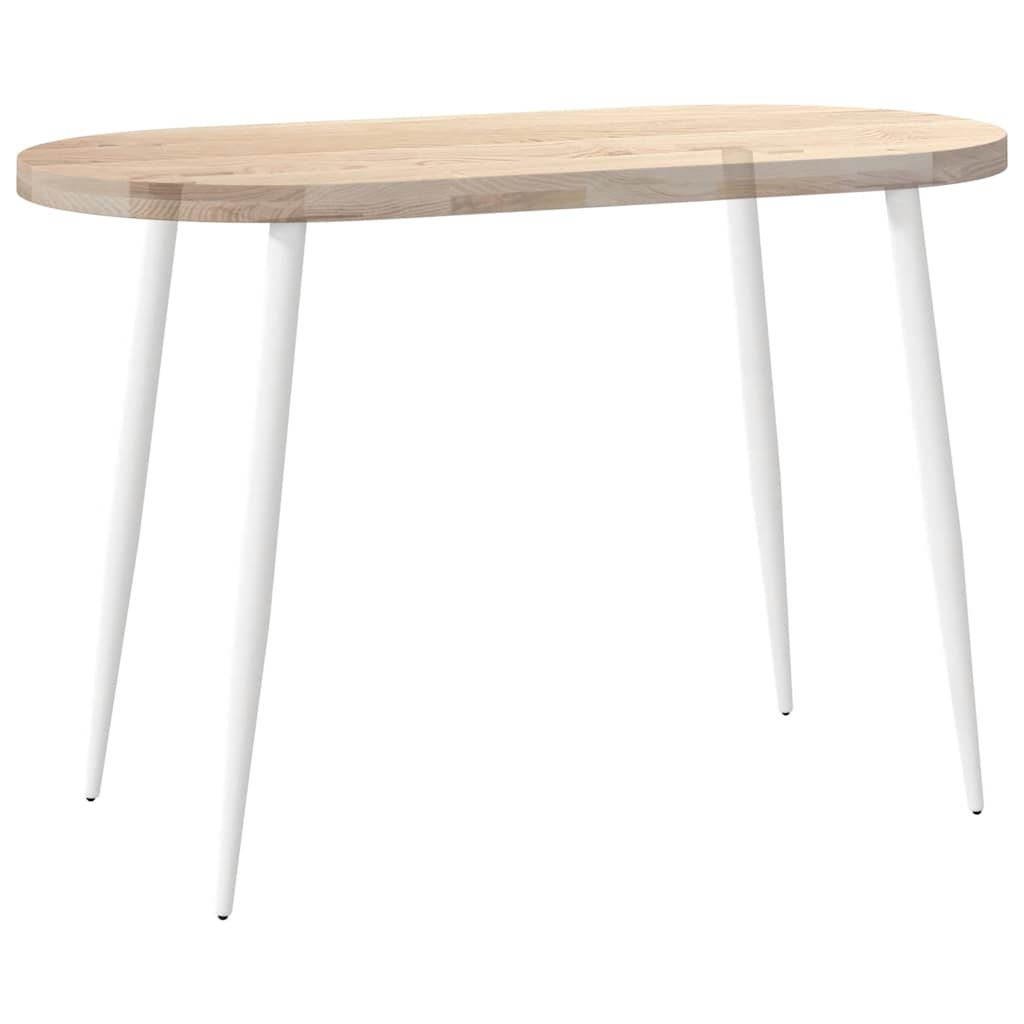 vidaXL Nogi do stołu konsolowego w kształcie stożka 4 szt. Białe 72-73 cm Stalowe