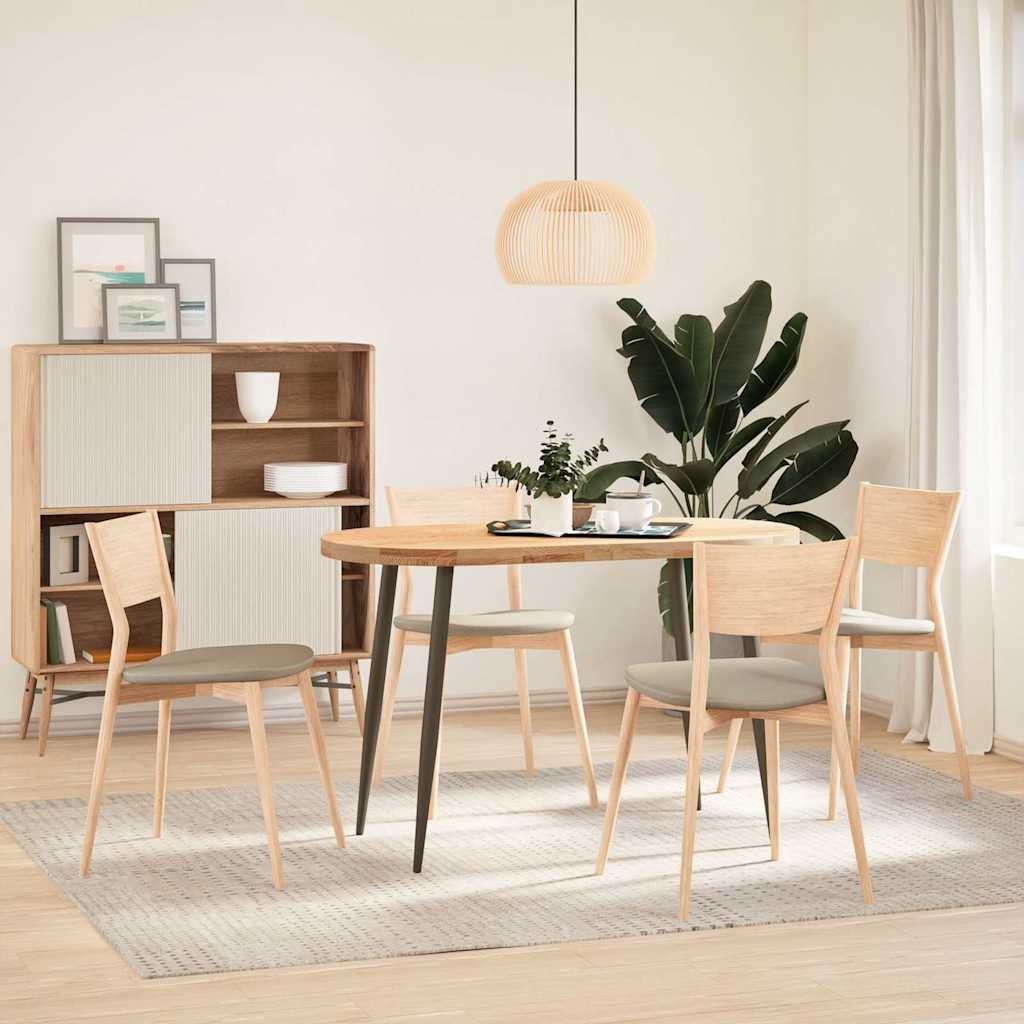 vidaXL Nogi do stołu konsolowego w kształcie stożka 4 szt. Naturalna stal 72-73 cm Stal