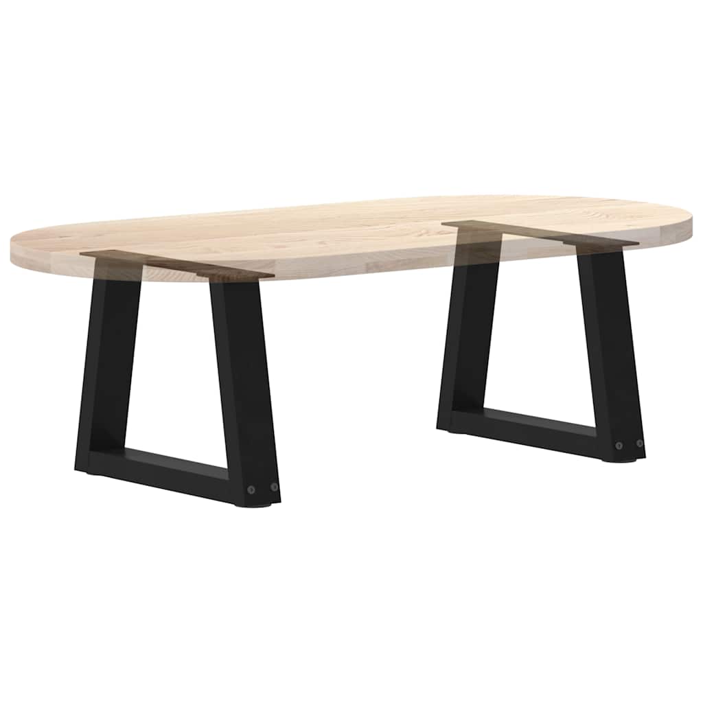 vidaXL Nogi do stolika kawowego w kształcie litery V 2 szt. Czarne 30x(30-31,3) cm Stal