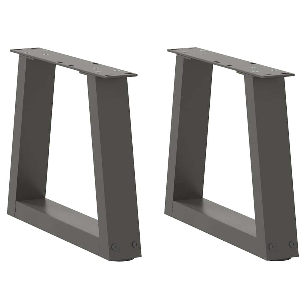 vidaXL Nogi do stolika kawowego w kształcie litery V 2 szt. Antracyt 30x(30-31,3) cm Stal