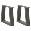 vidaXL Nogi do stolika kawowego w kształcie litery V 2 szt. Antracyt 30x(30-31,3) cm Stal
