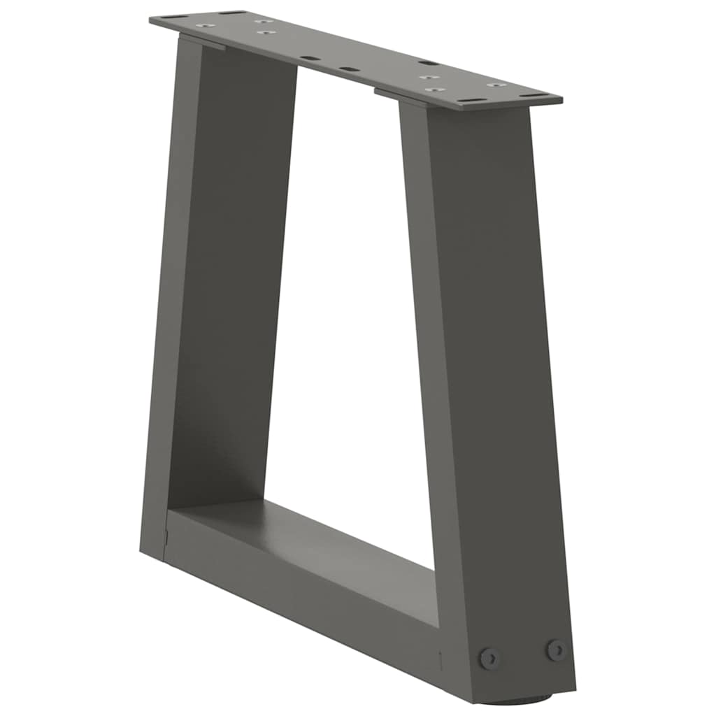 vidaXL Nogi do stolika kawowego w kształcie litery V 2 szt. Antracyt 30x(30-31,3) cm Stal