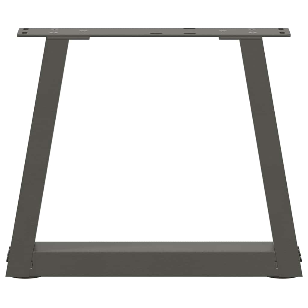 vidaXL Nogi do stolika kawowego w kształcie litery V 2 szt. Antracyt 30x(30-31,3) cm Stal