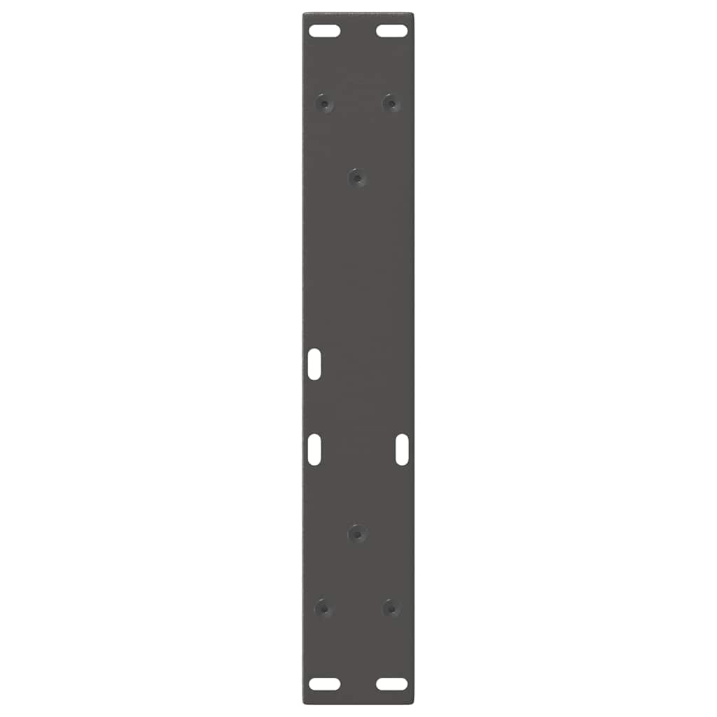 vidaXL Nogi do stolika kawowego w kształcie litery V 2 szt. Antracyt 30x(30-31,3) cm Stal