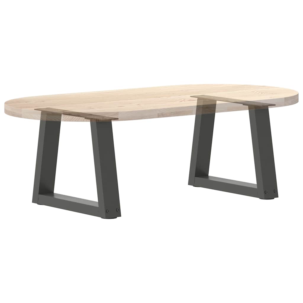 vidaXL Nogi do stolika kawowego w kształcie litery V 2 szt. Antracyt 30x(30-31,3) cm Stal