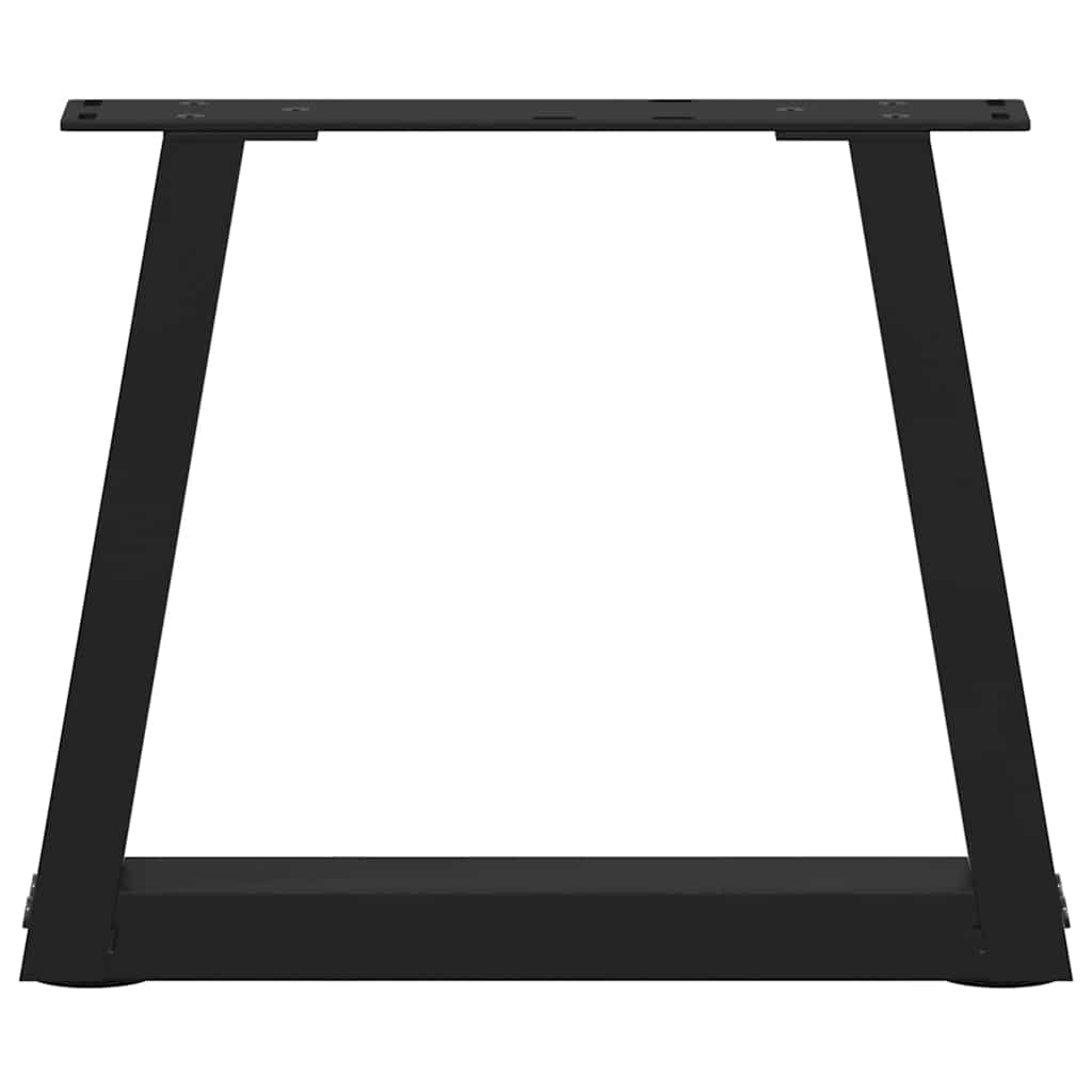 vidaXL Nogi do stolika kawowego w kształcie litery V 2 szt. Czarne 40x(30-31,3) cm Stal