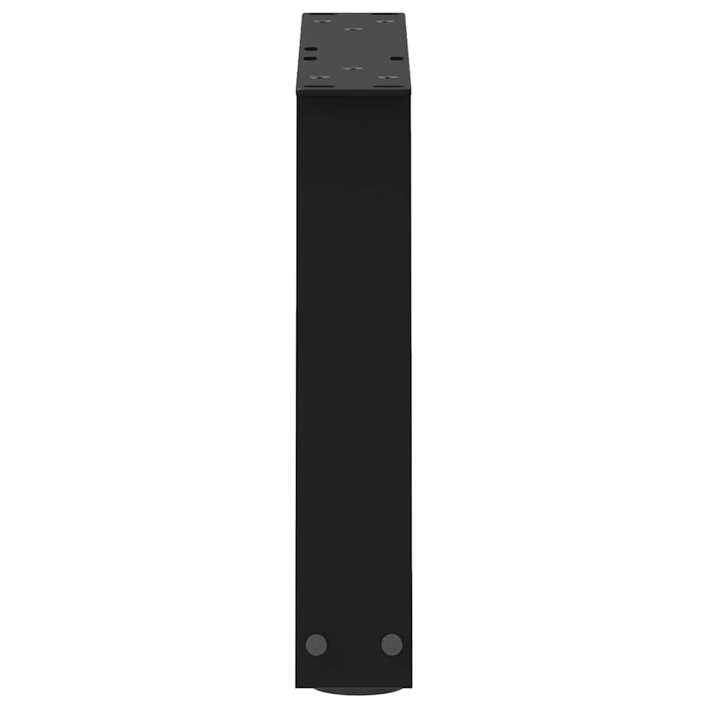 vidaXL Nogi do stolika kawowego w kształcie litery V 2 szt. Czarne 40x(30-31,3) cm Stal