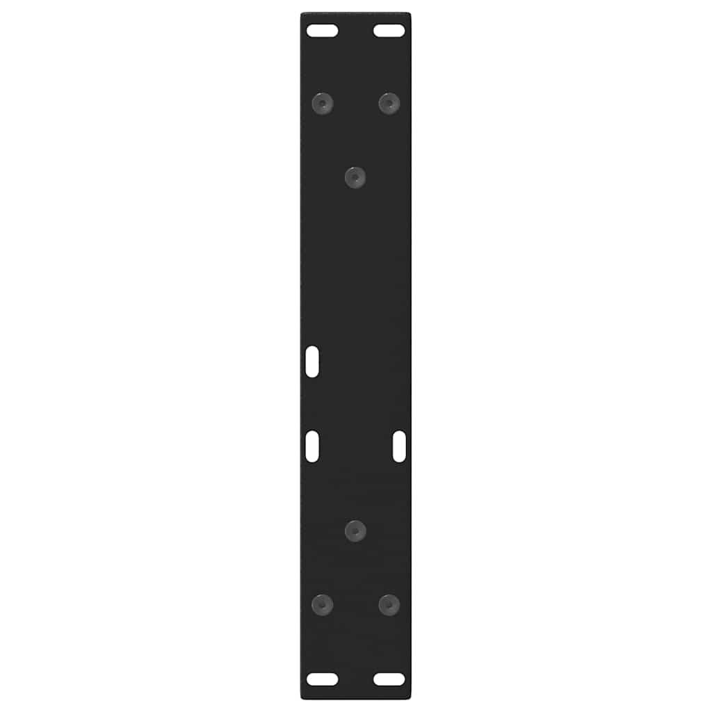 vidaXL Nogi do stolika kawowego w kształcie litery V 2 szt. Czarne 40x(30-31,3) cm Stal