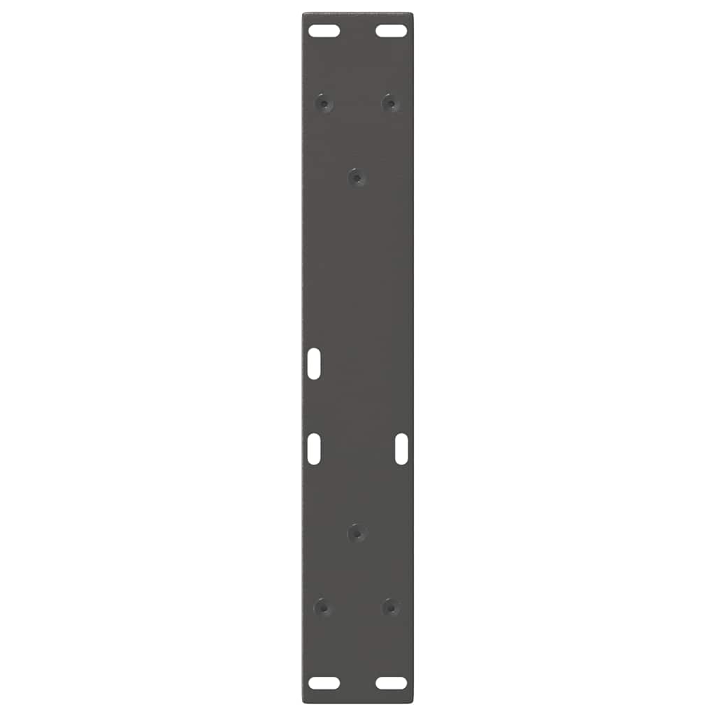 vidaXL Nogi do stolika kawowego w kształcie litery V 2 szt. Antracyt 40x(30-31,3) cm Stal