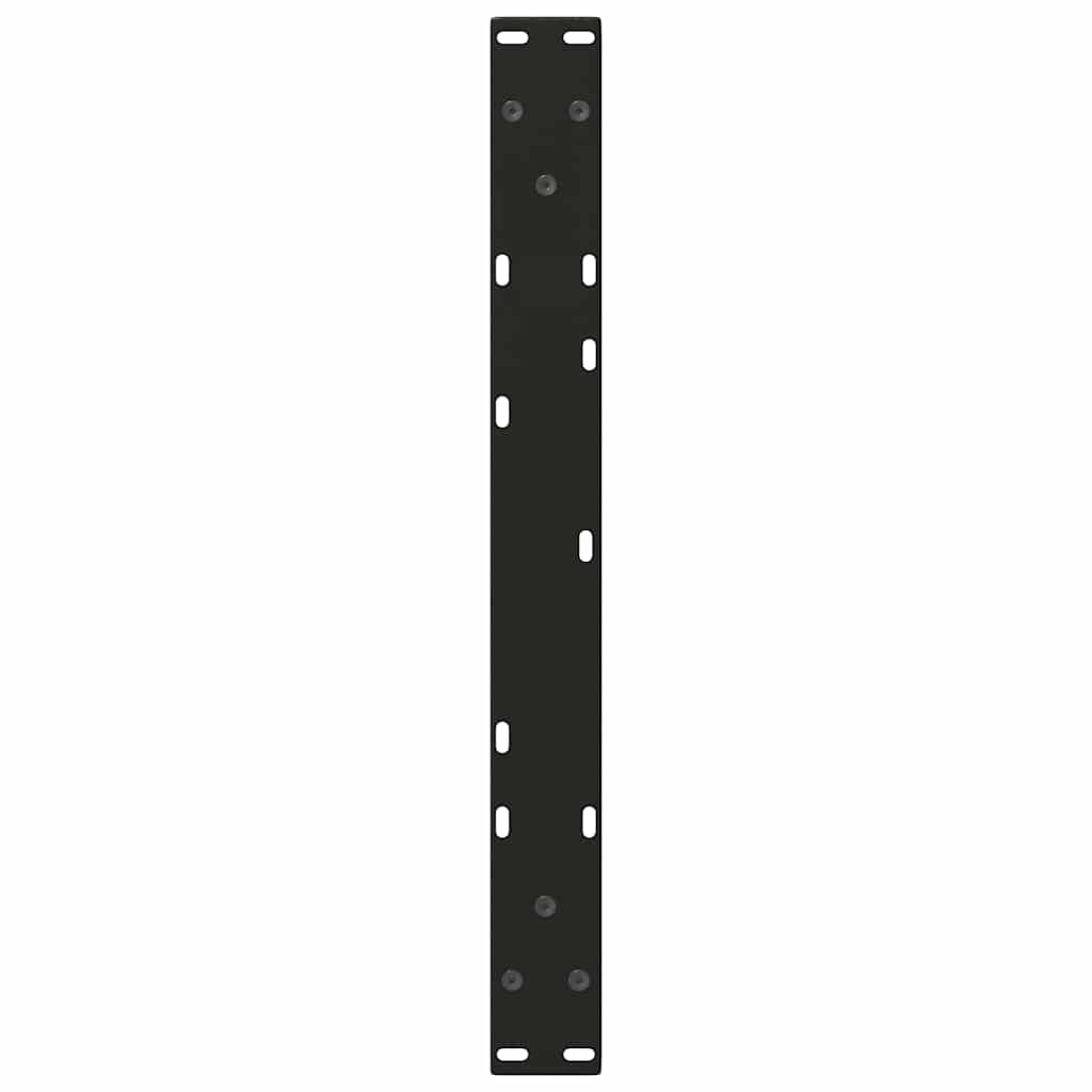 vidaXL Nogi do stolika kawowego w kształcie litery V 2 szt. Czarne 50x(30-31,3) cm Stal