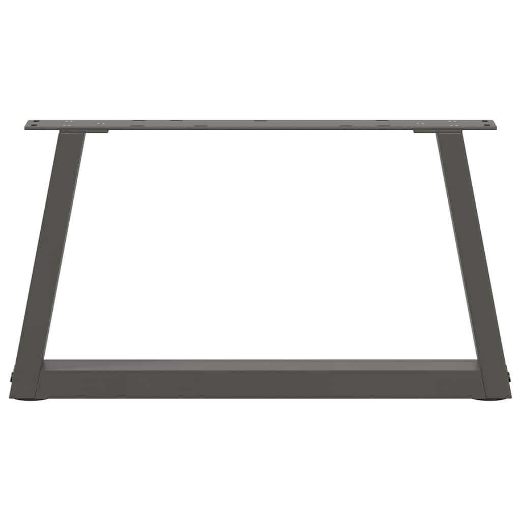 vidaXL Nogi do stolika kawowego w kształcie litery V 2 szt. Antracyt 50x(30-31,3) cm Stal