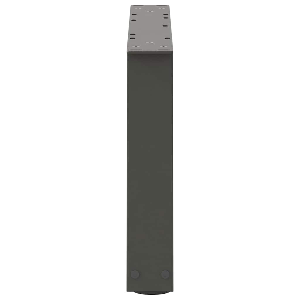 vidaXL Nogi do stolika kawowego w kształcie litery V 2 szt. Antracyt 50x(30-31,3) cm Stal