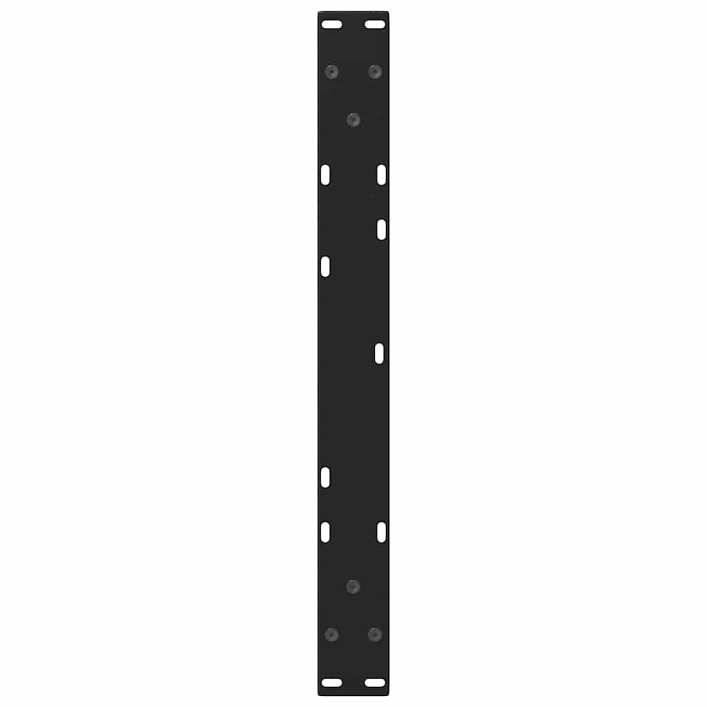 vidaXL Nogi do stolika kawowego w kształcie litery V 2 szt. Czarne 60x(30-31,3) cm Stal
