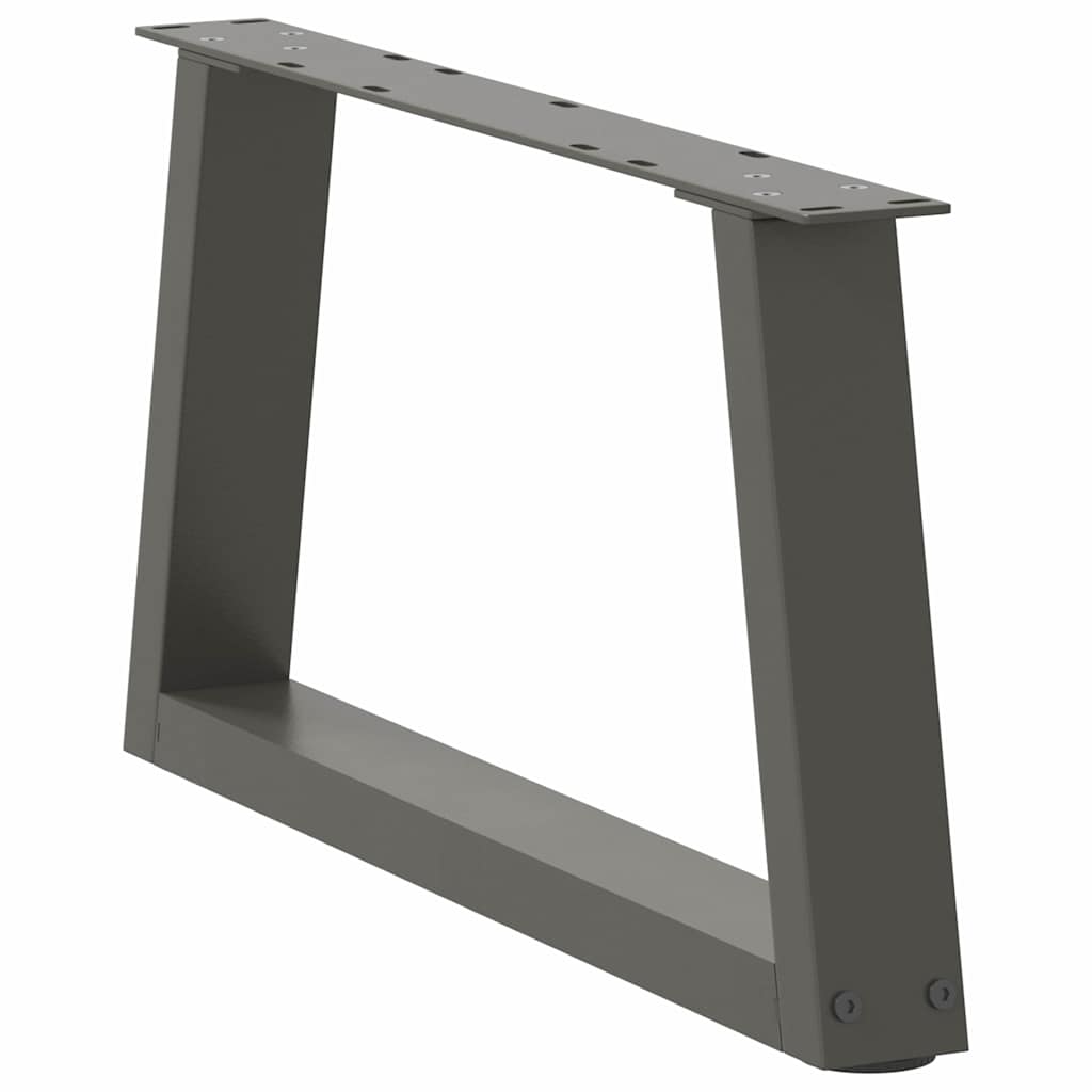 vidaXL Nogi do stolika kawowego w kształcie litery V 2 szt. Antracyt 60x(30-31,3) cm Stal