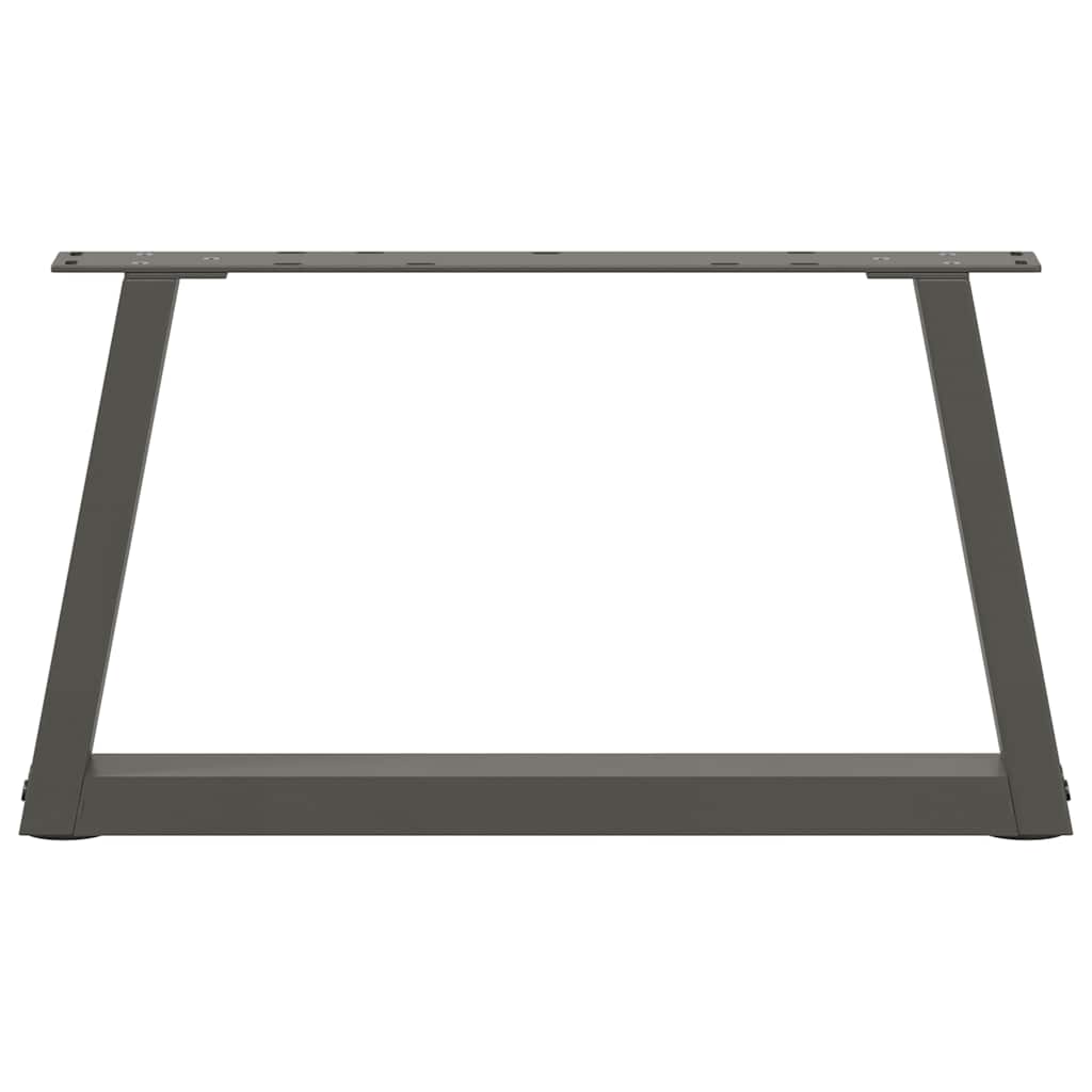 vidaXL Nogi do stolika kawowego w kształcie litery V 2 szt. Antracyt 60x(30-31,3) cm Stal