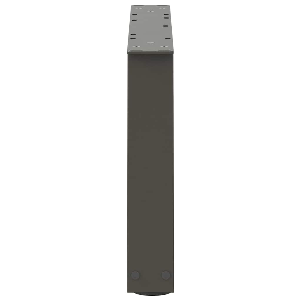 vidaXL Nogi do stolika kawowego w kształcie litery V 2 szt. Antracyt 60x(30-31,3) cm Stal
