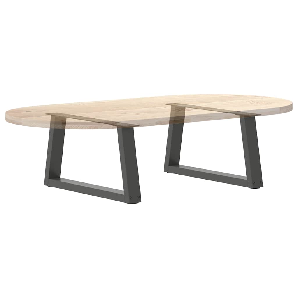 vidaXL Nogi do stolika kawowego w kształcie litery V 2 szt. Antracyt 60x(30-31,3) cm Stal