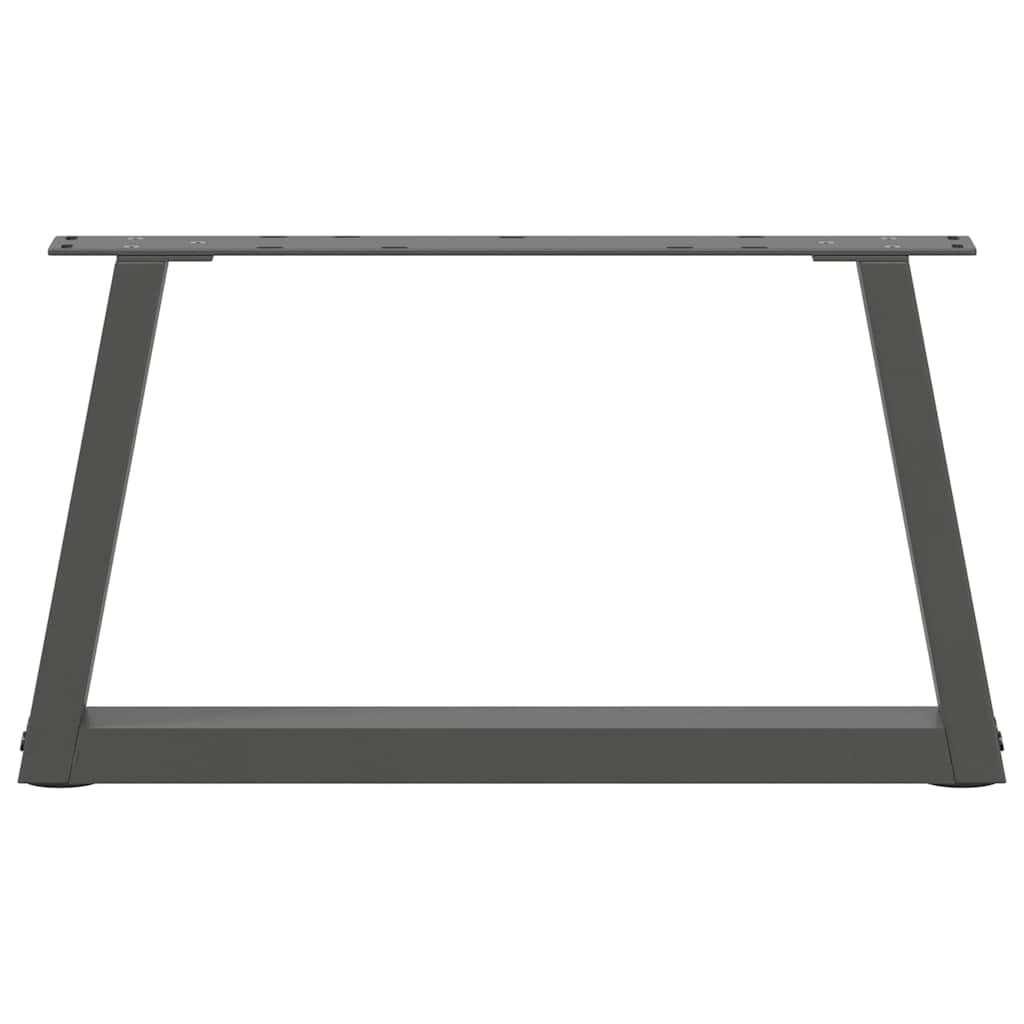 vidaXL Nogi do stolika kawowego w kształcie litery V 2 szt. Antracyt 70x(30-31,3) cm Stal