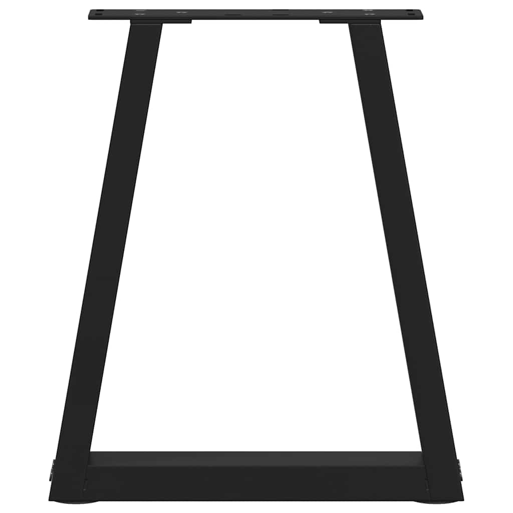 vidaXL Nogi do stolika kawowego w kształcie litery V 2 szt. Czarne 28x(42-43,3) cm Stal