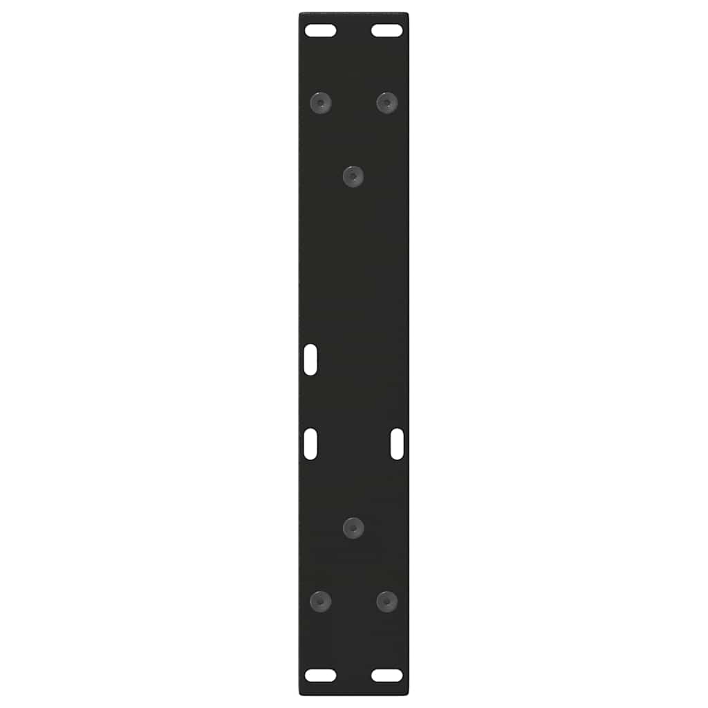vidaXL Nogi do stolika kawowego w kształcie litery V 2 szt. Czarne 28x(42-43,3) cm Stal
