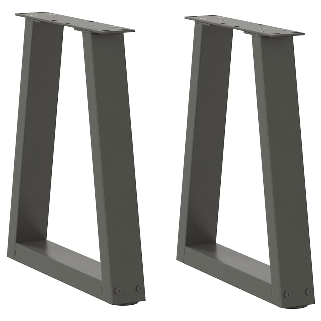 vidaXL Nogi do stolika kawowego w kształcie litery V 2 szt. Antracyt 28x(42-43,3) cm Stal