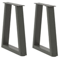 vidaXL Nogi do stolika kawowego w kształcie litery V 2 szt. Antracyt 28x(42-43,3) cm Stal